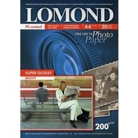 Lomond Super Glossy Bright A4 200 г/кв.м 20 листов (1101112)