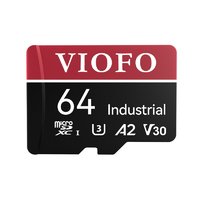 Viofo 64GB INDUSTRIAL MICROSDXC CARD, U3 A2 V30 HIGH SPEED с адаптером