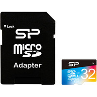 Silicon-Power Superior Pro microSDHC SP032GBSTHDU3V20SP 32GB (с адаптером) Image #1