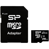Silicon-Power microSDXC SP256GBSTXBU1V10SP 256GB (с адаптером)