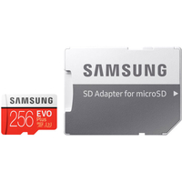 Samsung EVO Plus microSDXC 256GB + адаптер