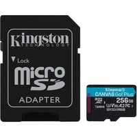Kingston Canvas Go! Plus microSDXC 256GB (с адаптером)