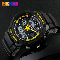 Skmei S-Shock 0931 (черный/желтый) Image #3