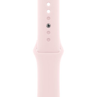 Apple Watch Series 9 41 мм (алюминиевый корпус, розовый/розовый, спортивный силиконовый ремешок M/L) Image #3