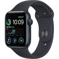 Apple Watch SE 2 40 мм (алюминиевый корпус, полуночный/полуночный, спортивные силиконовые ремешки S/M + M/L)