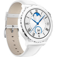 Huawei Watch GT 3 Pro Ceramic 43 мм (белый/кожа) Image #2