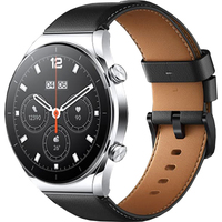 Xiaomi Watch S1 (серебристый/черно-коричневый, международная версия)