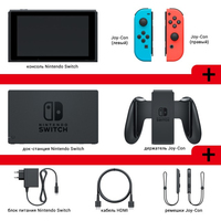 Nintendo Switch 2019 (с неоновыми Joy-Con) Image #6