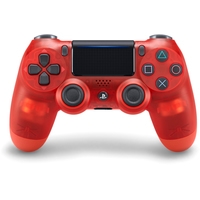 Sony DualShock 4 v2 (красный прозрачный)