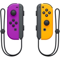 Nintendo Joy-Con (неоновый фиолетовый/неоновый оранжевый)