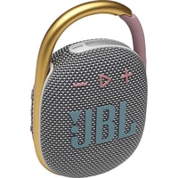 JBL Clip 4 (серый/золотистый)