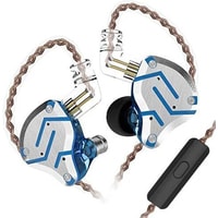 KZ Acoustics ZS10 Pro (с микрофоном, блики синего) Image #1