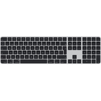 Apple Magic Keyboard с Touch ID и цифровой панелью (с черными клавишами, шведская раскладка)