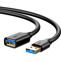 Ugreen US129 30125 USB Type-A - USB Type-A (0.5 м, черный)