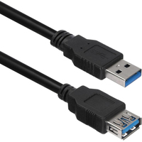 ACD ACD-U3AAF-20L USB Type-A - USB Type-A (2 м, черный)