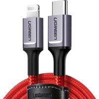 Ugreen US298 20309 USB Type-C - Lightning (1 м, красный)