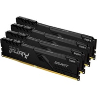 Kingston FURY Beast 4x16GB DDR4 PC4-28800 KF436C18BBK4/64
