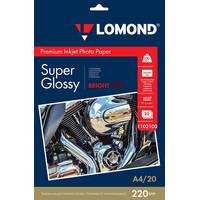Lomond Bright Super Glossy A4 220 г/м2 20 л 1102100