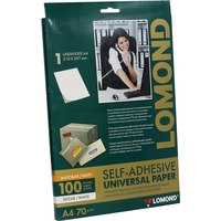 Lomond универсальная для этикеток A4 70 г/м2 100 листов 2100001 Image #1