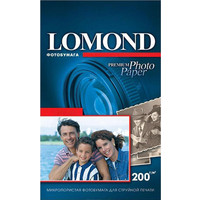 Lomond суперглянцевая односторонняя A6 200 г/кв.м. 750 листов (1106203)