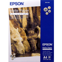Epson Matte Paper-Heavyweight A4 50 листов (C13S041256) Image #1