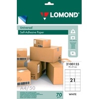 Lomond самоклеящаяся A4 70 г/м2 50 л 2100155 Image #1
