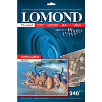 Lomond Суперглянцевая A4 240 г/кв.м. 20 л (1105100) Image #1