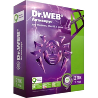 Dr.Web Security Space Pro (2 ПК, 1 год) Image #1
