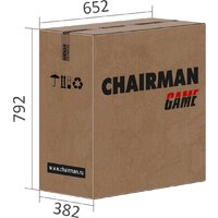 CHAIRMAN Game 19 (ткань, черный/синий) Image #5