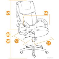 TetChair Oreon (флок, синий) Image #15