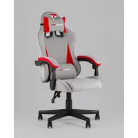 TopChairs Phantom GF-8080 TT704+TT703 (серый/красный) Image #2