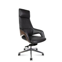 Norden Шопен / FK 0005-A Black Leather (кожа черная/алюминий) Image #1