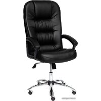 TetChair Сн9944 (иск. кожа/ткань, хром/черный)
