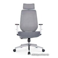 Norden Имидж Gray 2 YS-0817H(FY+FY)W (белый пластик/серая ткань) Image #3