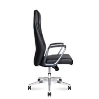 Norden Nancy Black Leather / L348HCA-01-black (алюминиевая база/кожа, черный) Image #3