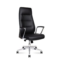 Norden Nancy Black Leather / L348HCA-01-black (алюминиевая база/кожа, черный) Image #1