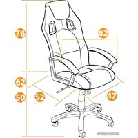 TetChair Driver (ткань, черный/серый) Image #15