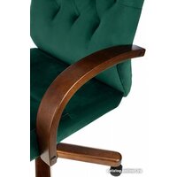 Офисное кресло Бюрократ T-9928WALNUT Fabric (зеленый Italia Green/дерево) - Изображение №6 — Chaika Market