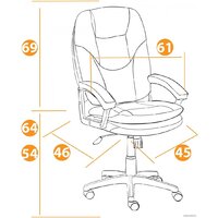 TetChair Comfort LT флок (черный) Image #20