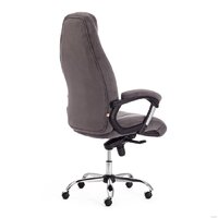 TetChair Boss Lux (флок, серый/серый перфорированный) Image #5