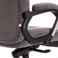 TetChair Boss Lux (флок, серый/серый перфорированный) Image #14