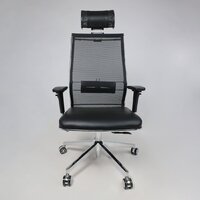 AksHome SynchroSit NL-SL3 (сетка/экокожа, черный) Image #3