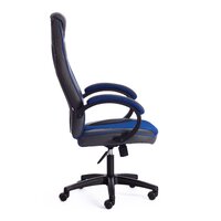 TetChair Racer Gt кожзам/ткань (металлик/синий) Image #2