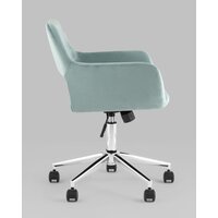 Stool Group Ross chrome velvet Olive 61 (велюр серо-зеленый) Image #2