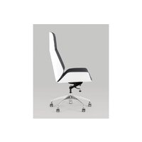 TopChairs Crown SN A312 8386-16 White Back (серый/голубой) Image #6