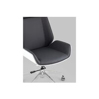 TopChairs Crown SN A312 8386-16 White Back (серый/голубой) Image #7