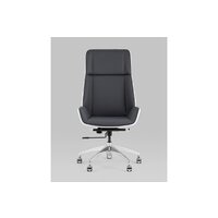 TopChairs Crown SN A312 8386-16 White Back (серый/голубой) Image #2