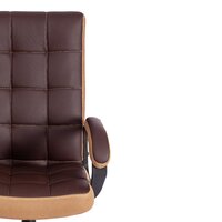 TetChair Trendy экокожа/ткань (коричневый/бронзовый) Image #5
