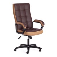 TetChair Trendy экокожа/ткань (коричневый/бронзовый) Image #1