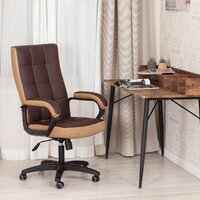 TetChair Trendy экокожа/ткань (коричневый/бронзовый) Image #13